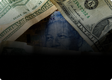 Folded newspaper on a surface.